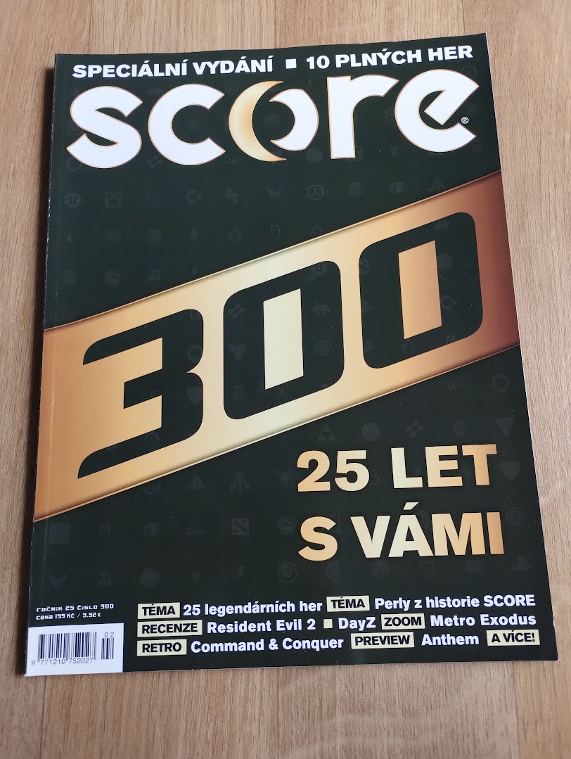 Časopis SCORE č. 300, rok 2019