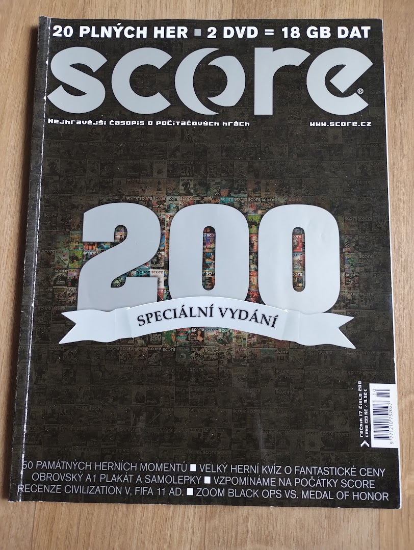 Časopis SCORE č. 200, rok 2010